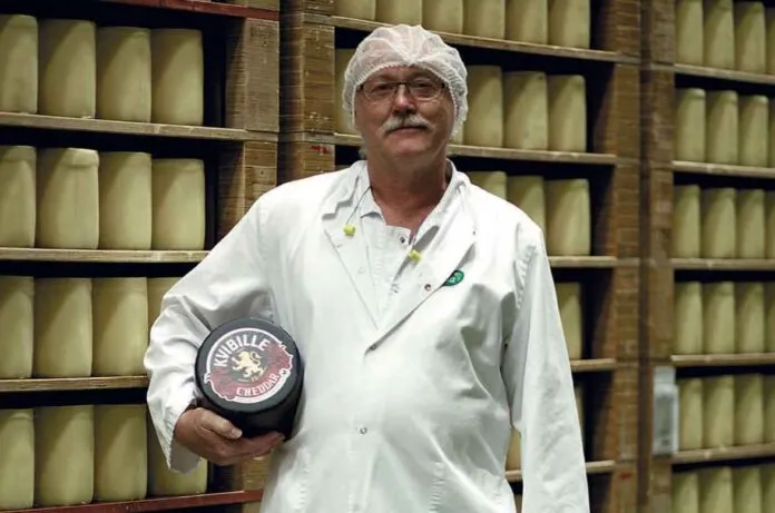 man med en Kvibille ost