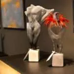 Konstutställning i inredningsbutik