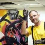 Konstnären Peter Whalbeck i Halmstad