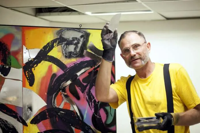 Konstnären Peter Whalbeck i Halmstad