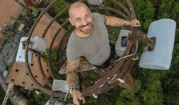 Friklattraren Anders i aktion