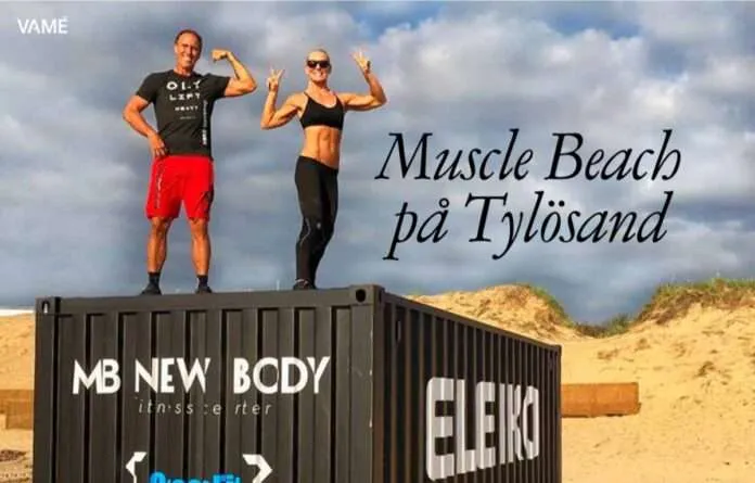 Muscle Beach-träning på Tylösand