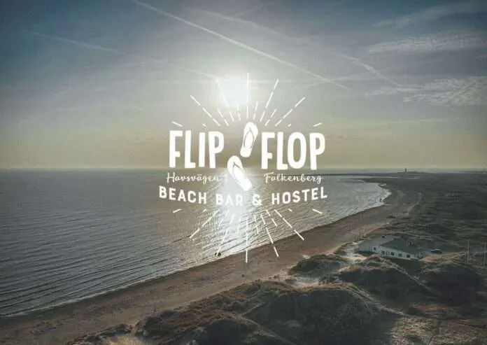 Beach bar och hostel i Falkenberg