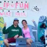 De bygger gemenskap. Henning och Maria Jorlén bygger wakeparken Flip n Fun