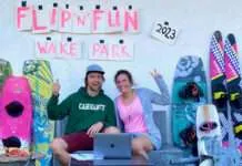 De bygger gemenskap De bygger gemenskap. Henning och Maria Jorlén bygger wakeparken Flip n Fun