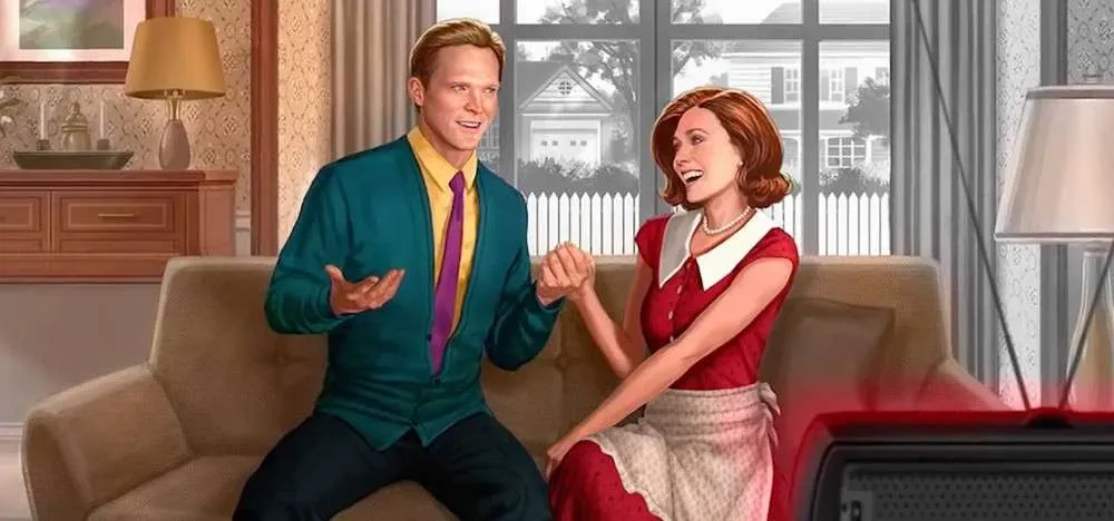 Serien WandaVision på Disney +.